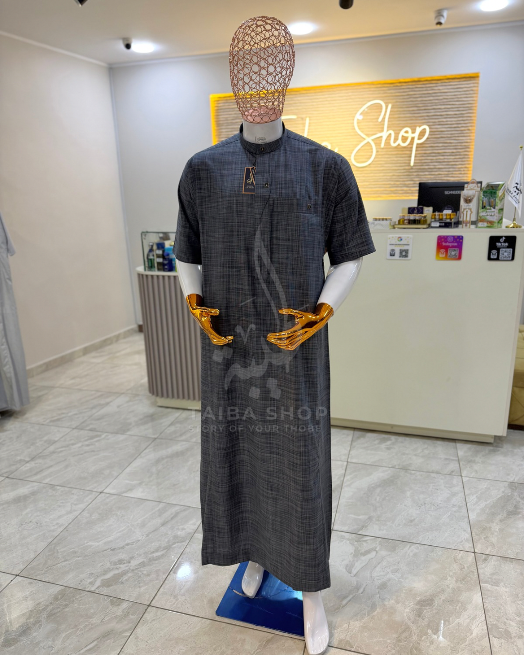 TAIBA MODEL M27 Demi-Manches قميص طيبة مودال