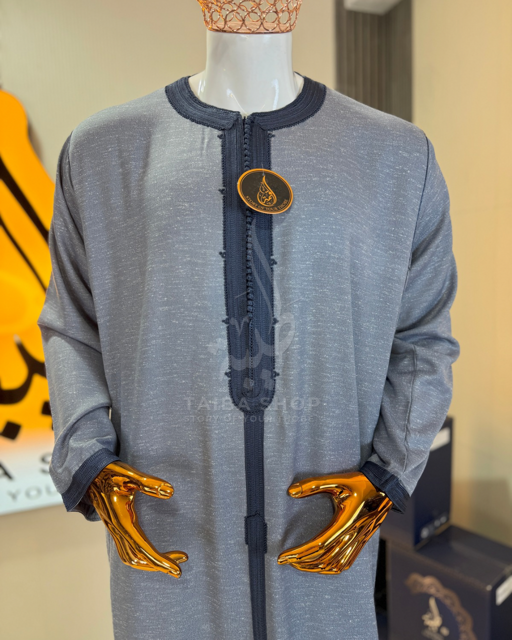 GANDOURA GABARDINExMlifaExtra كندورة القمة