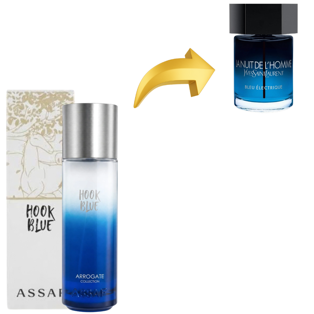ASSAF HOOK BLUE 200ML بديل~|YSL LA NUIT DE L´HOMME|