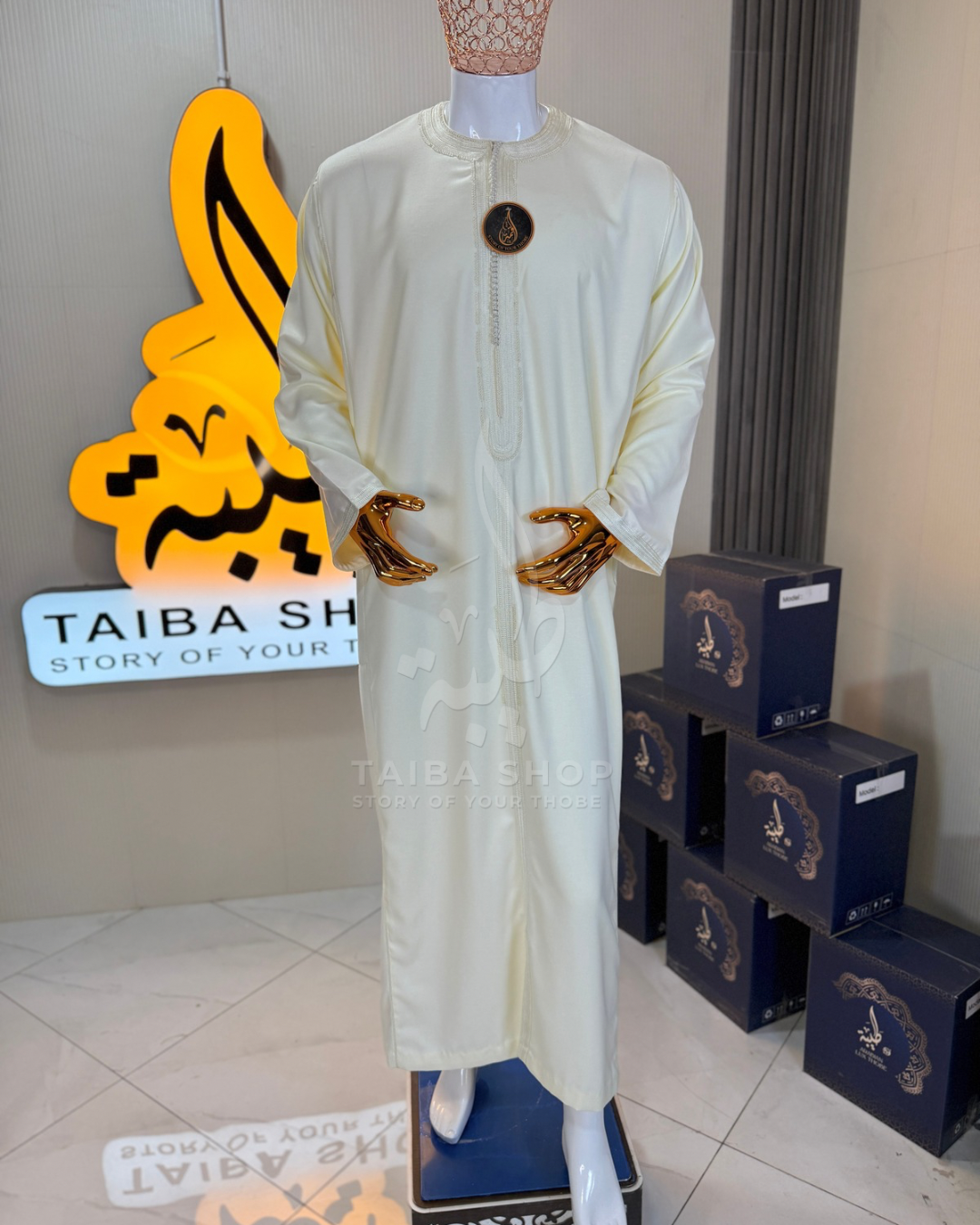 GANDOURA GABARDINExMlifaExtra كندورة القمة