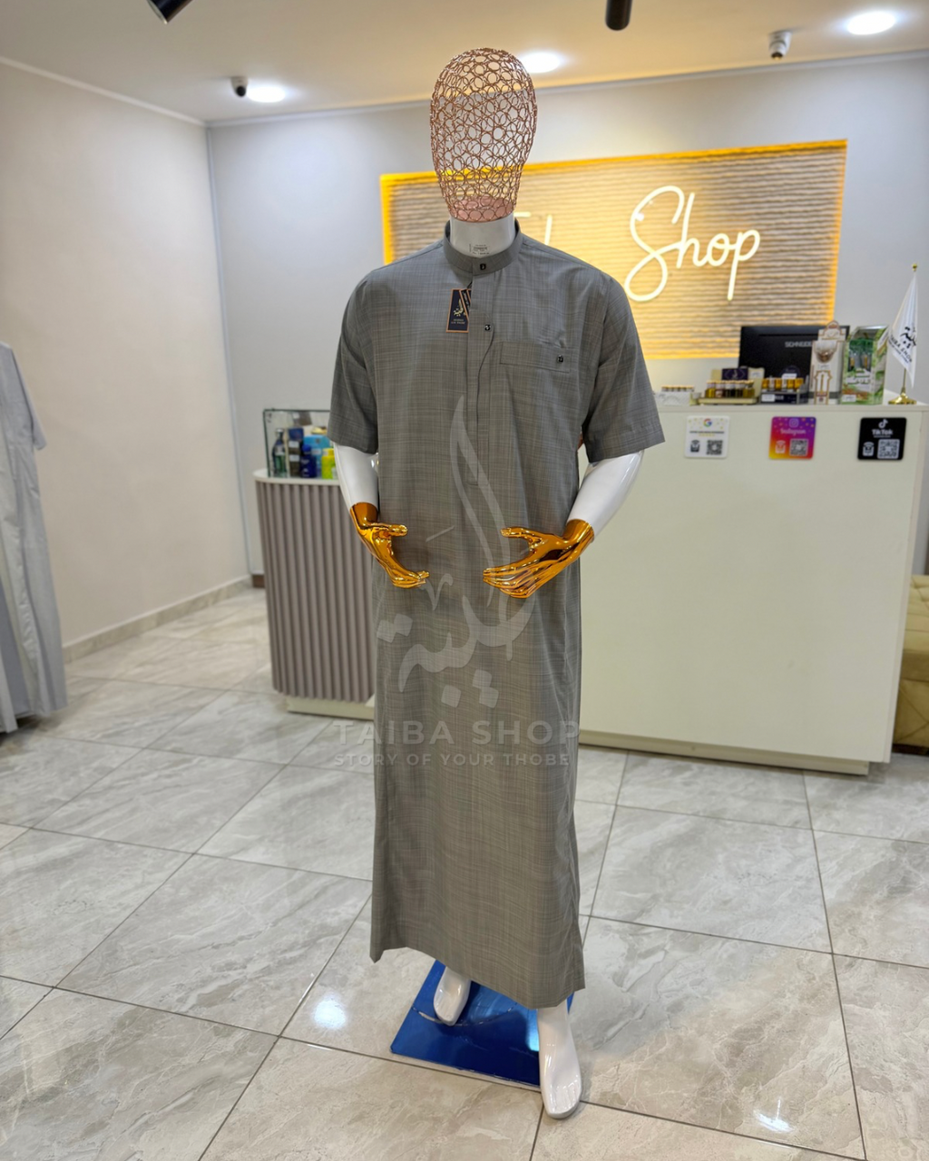 TAIBA MODEL M27 Demi-Manches قميص طيبة مودال