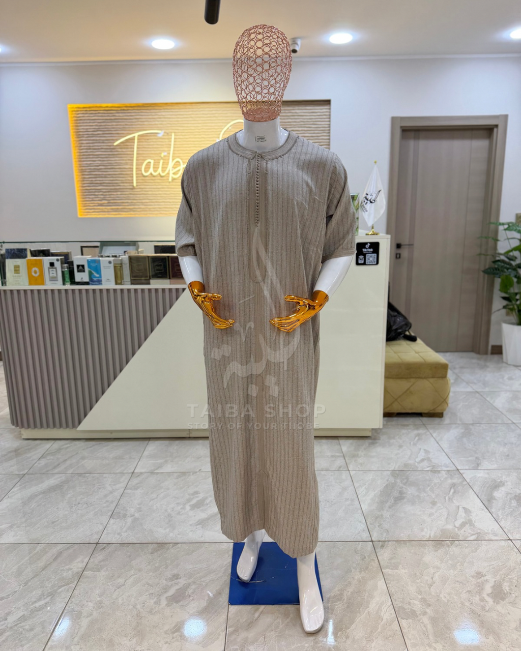 GANDOURA A-Rayures AL-Kimma قندورة صيفية