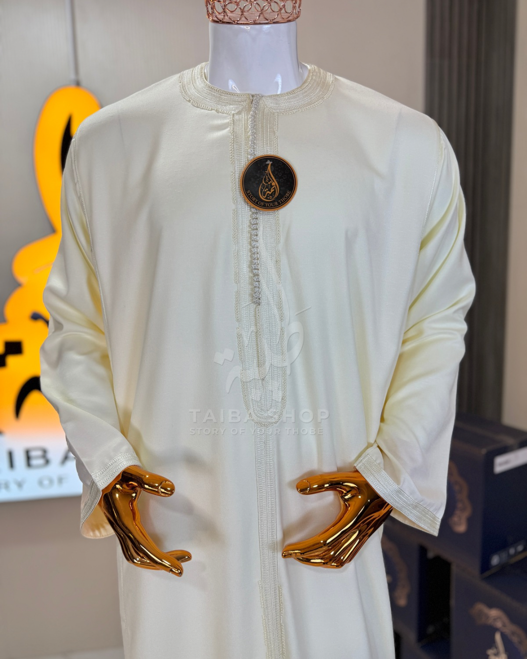 GANDOURA GABARDINExMlifaExtra كندورة القمة