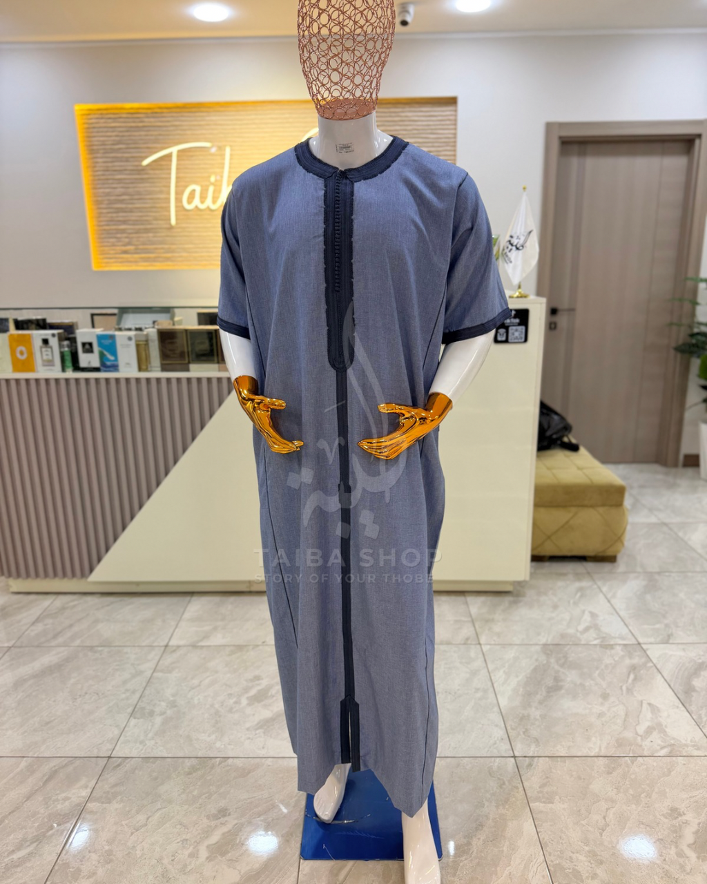 GANDOURA A-Rayures AL-Kimma قندورة صيفية