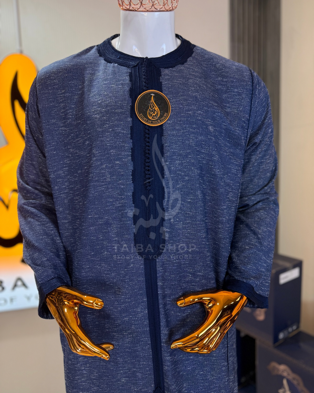 GANDOURA GABARDINExMlifaExtra كندورة القمة