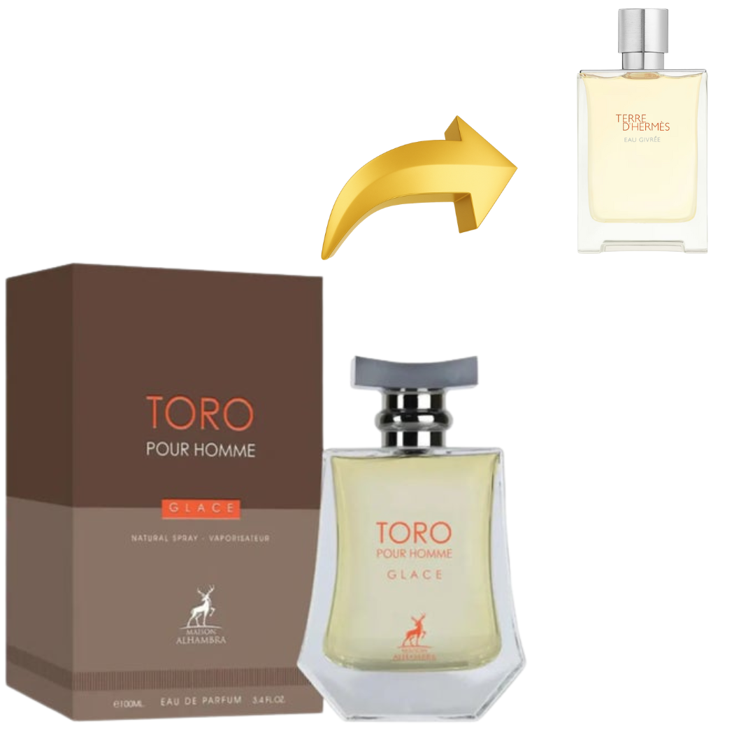 TORO POUR HOMME GLACE 100ml بديل~|TERRE D’HERMÈS EAU GIVRÉE|