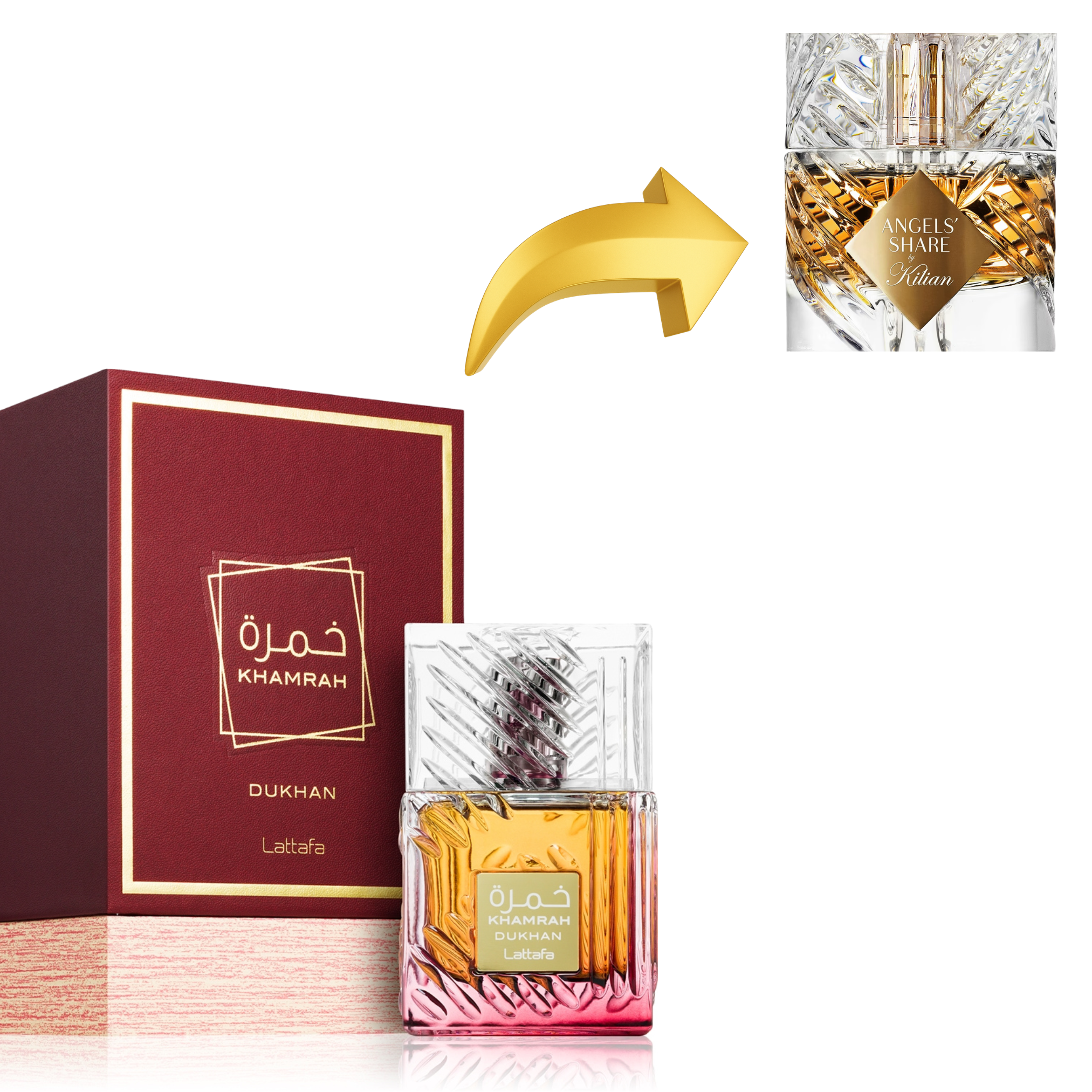 KHAMRAH Dukhan Lattafa 100ml بديل~|ANGEL SHARES BY KILIAN|