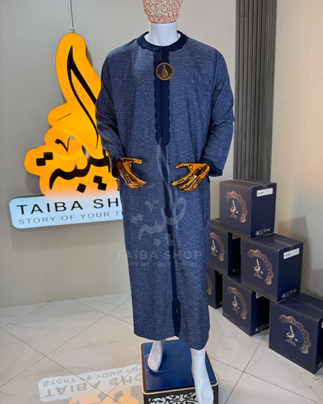 GANDOURA GABARDINExMlifaExtra كندورة القمة