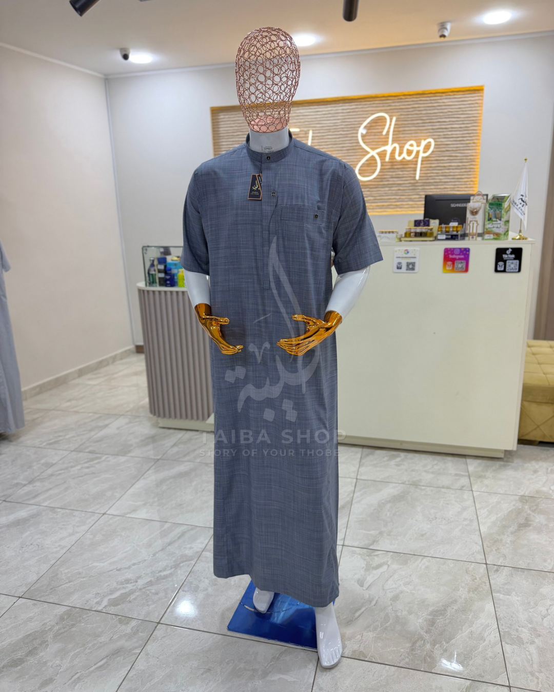 TAIBA MODEL M27 Demi-Manches قميص طيبة مودال