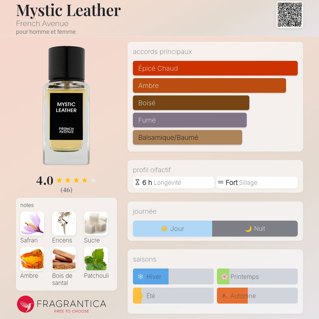 MYSTIC LEATHER 100ML BY FRENCH AVENUE