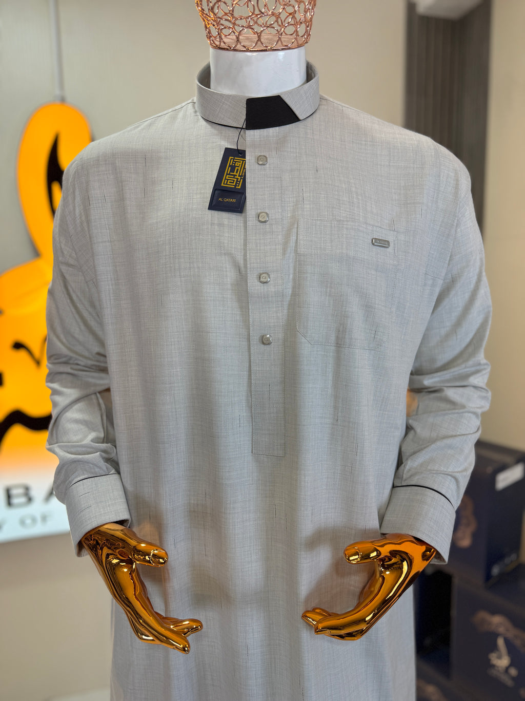 QAMISS QATARI MODEL 205 قميص قطري مودال