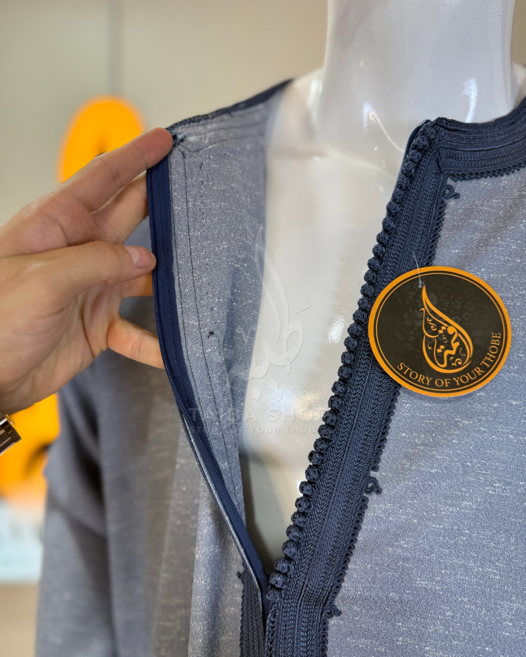 GANDOURA GABARDINExMlifaExtra كندورة القمة