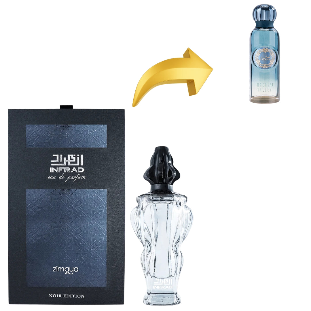 INFIRAD Noir Zimaya 100ml بديل~|Imperial Valley Gissah|