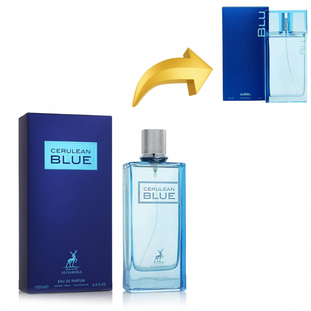 CERULEAN BLUE AL-HAMBRA 100ml بديل~|AJMAL BLU|