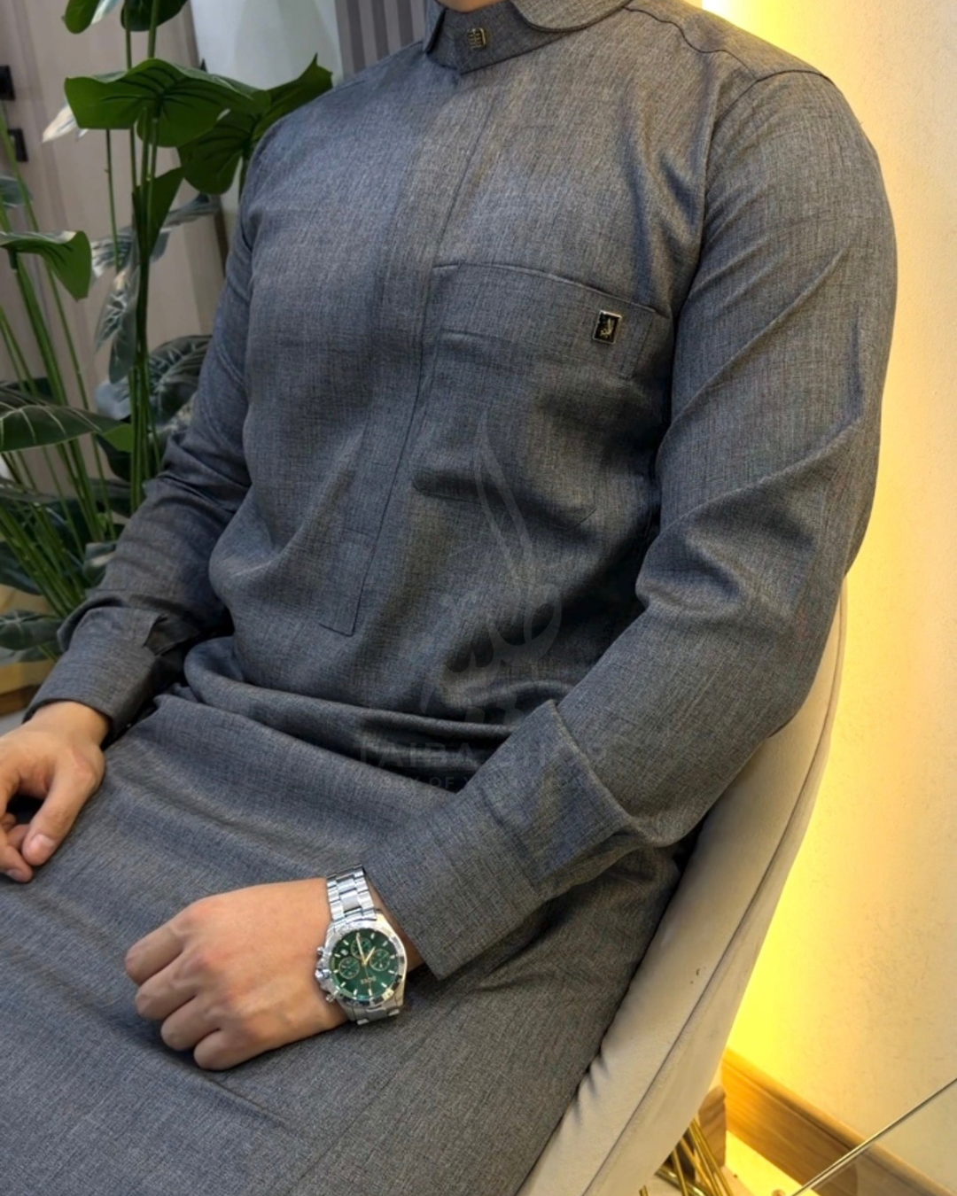 TAIBA 26-6 TITANIUM قميص طيبة مودال