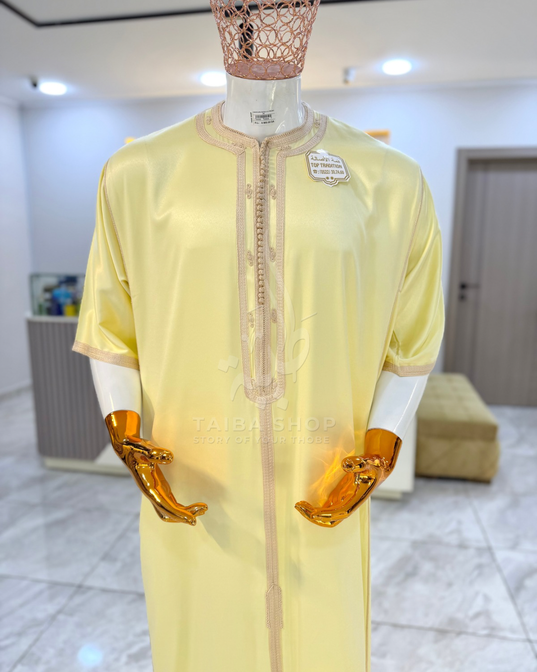 GANDOURA SATINxCOTON Kimmat Al-Assala قندورة صيفية