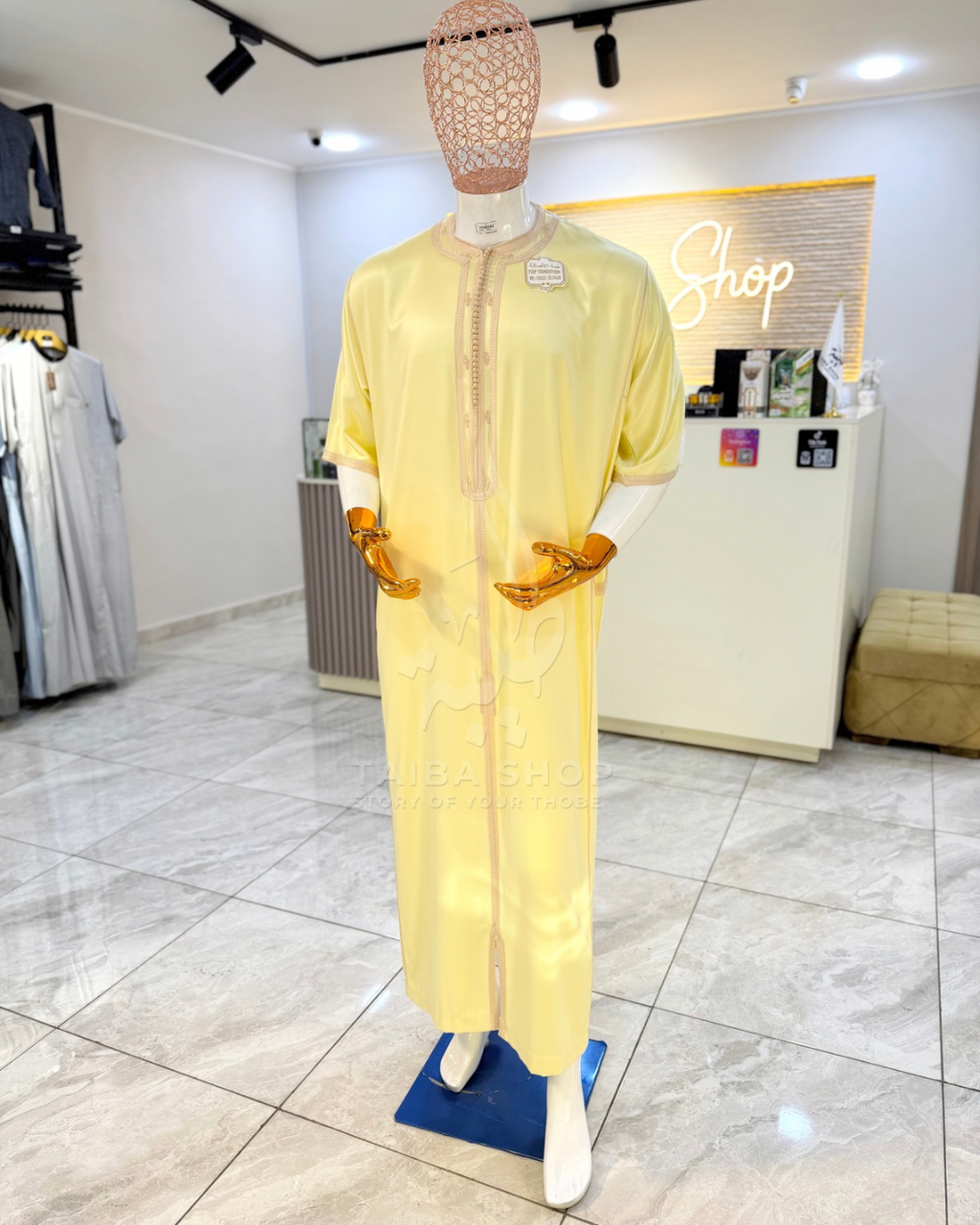 GANDOURA SATINxCOTON Kimmat Al-Assala قندورة صيفية