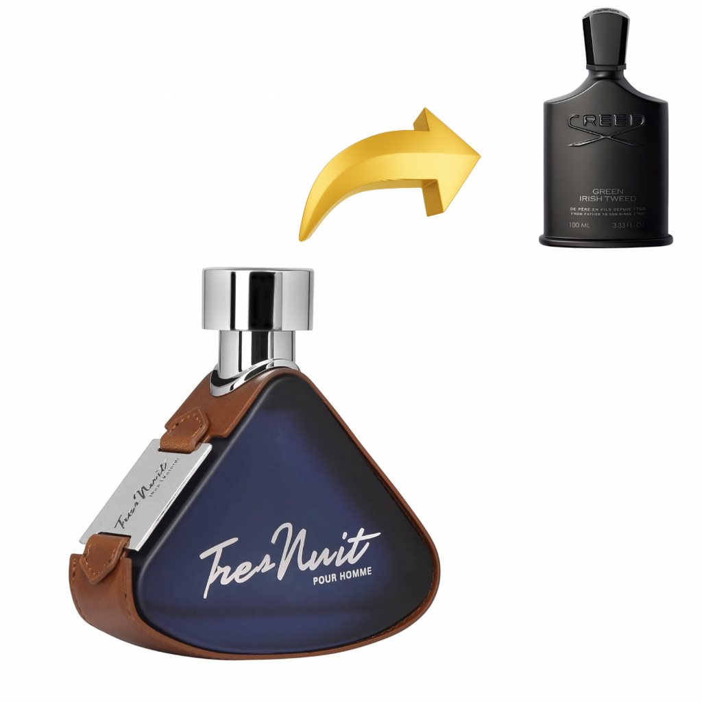 TRES NUIT ARMAF 100ml بديل~|CREED GREEN IRISH TWEED|