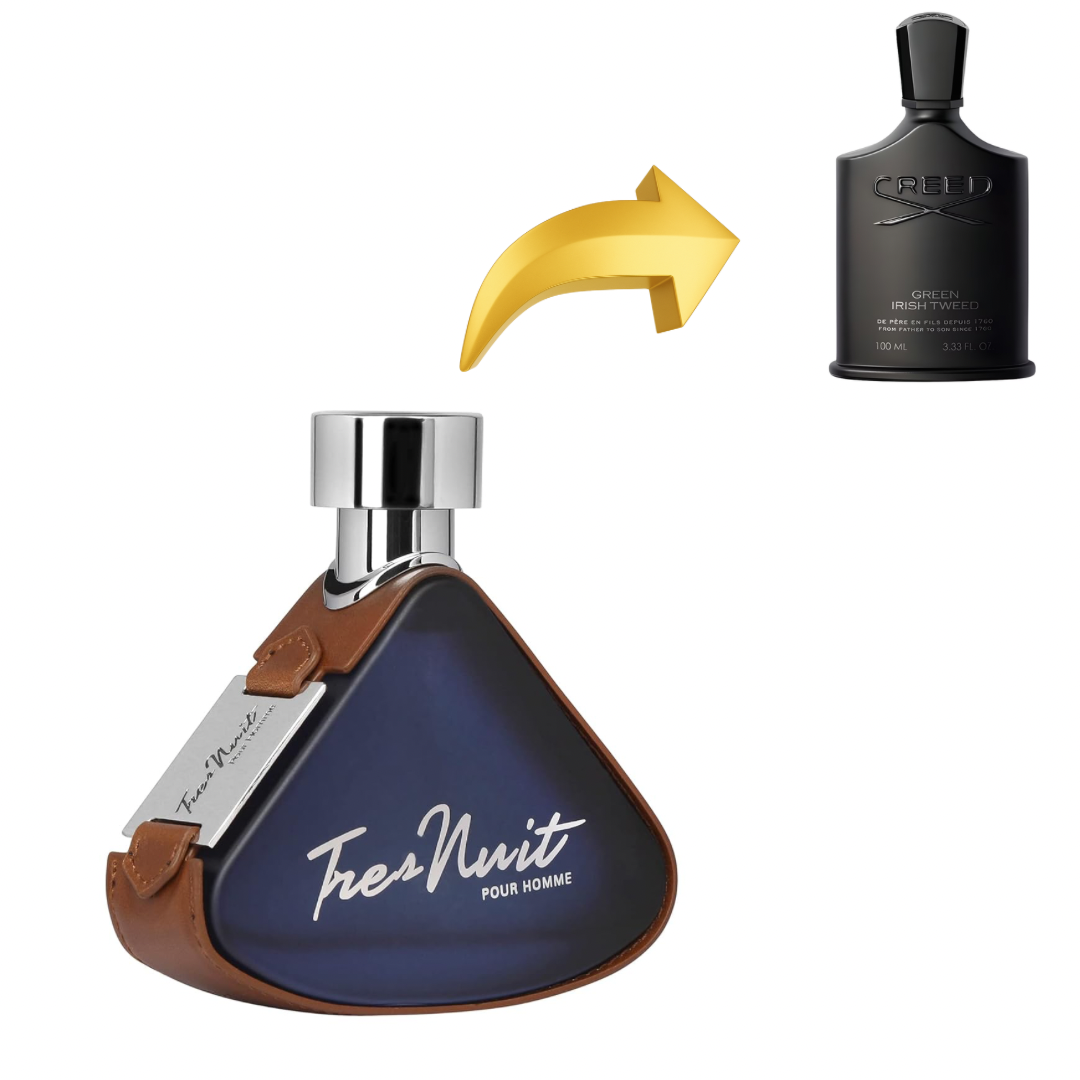 TRES NUIT ARMAF 100ml بديل~|CREED GREEN IRISH TWEED|
