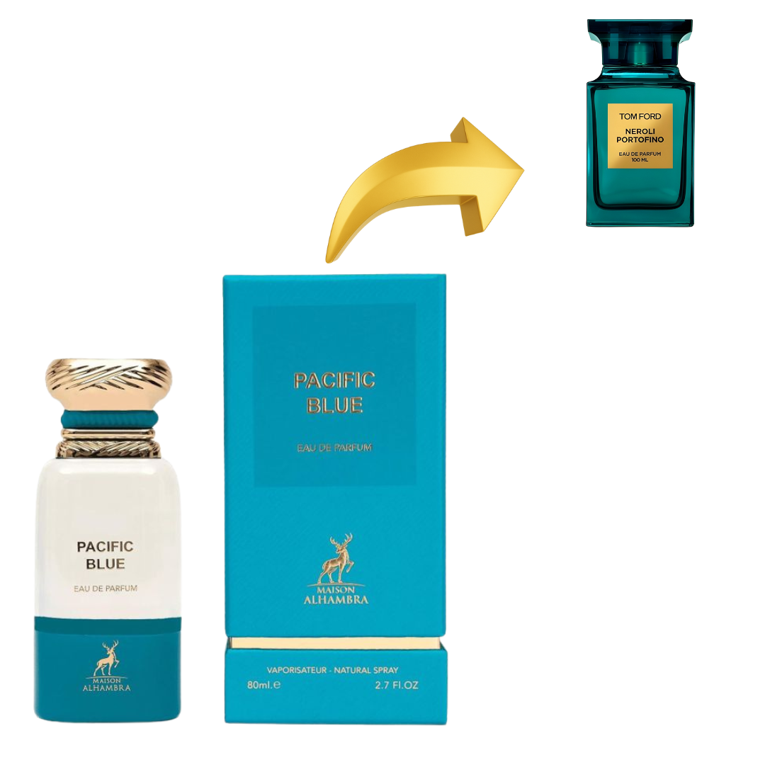 PACIFIC BLUE AL-HAMBRA 80ml بديل~|TOMFORD NEROLI PORTOFINO|