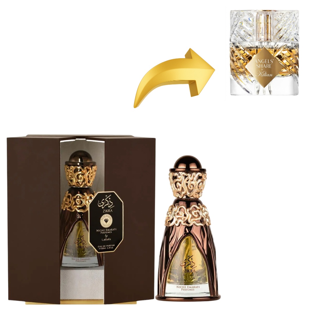 ZIKRA BY LATTAFA 100ml بديل~|ANGELS SHARE BY KILIAN|
